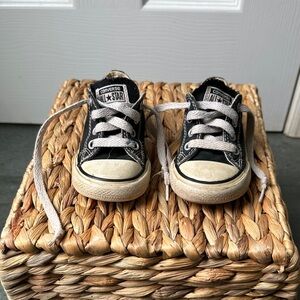 Converse Kids Black and White Sneakers